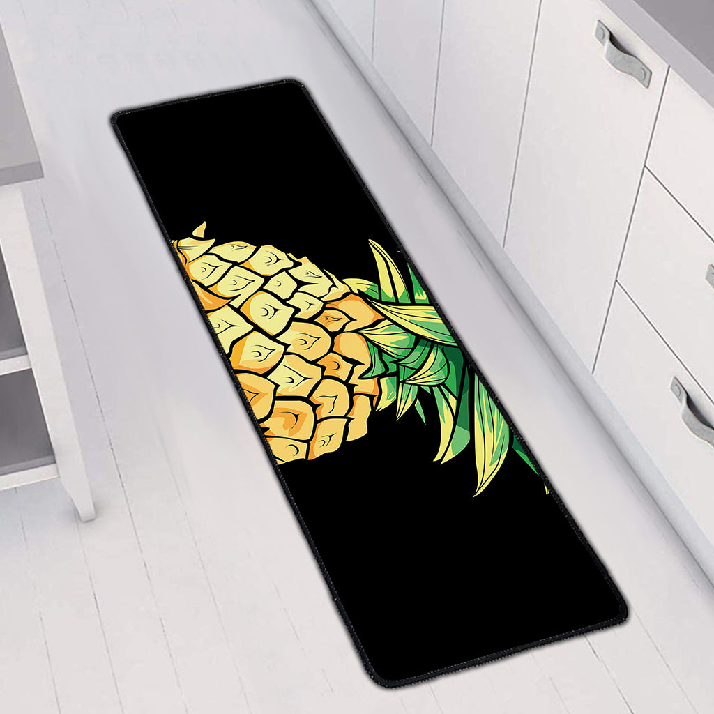 Pineapple Skull Print Long Kitchen Mat