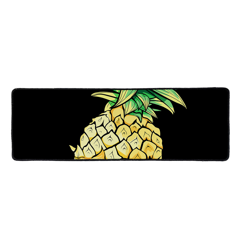 Pineapple Skull Print Long Kitchen Mat