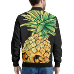 Pineapple Skull Print Men's Bomber Jacket