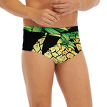 Pineapple Skull Print Men's Briefs