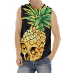 Pineapple Skull Print Men's Fitness Tank Top