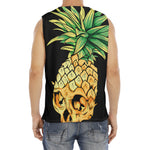 Pineapple Skull Print Men's Fitness Tank Top