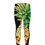 Pineapple Skull Print Men's leggings