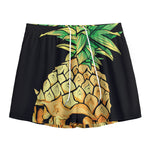 Pineapple Skull Print Mesh Shorts