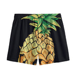 Pineapple Skull Print Mesh Shorts