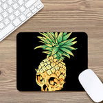 Pineapple Skull Print Mouse Pad