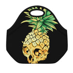 Pineapple Skull Print Neoprene Lunch Bag