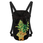 Pineapple Skull Print Pet Carrier Backpack