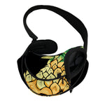 Pineapple Skull Print Pet Sling Carrier