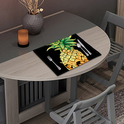Pineapple Skull Print Placemat