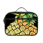 Pineapple Skull Print Portable Lunch Bag