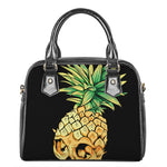 Pineapple Skull Print Shoulder Handbag