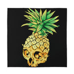 Pineapple Skull Print Silk Bandana