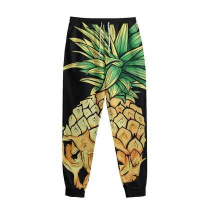 Pineapple Skull Print Sweatpants