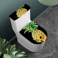 Pineapple Skull Print Toilet Lid And Tank Cover Set