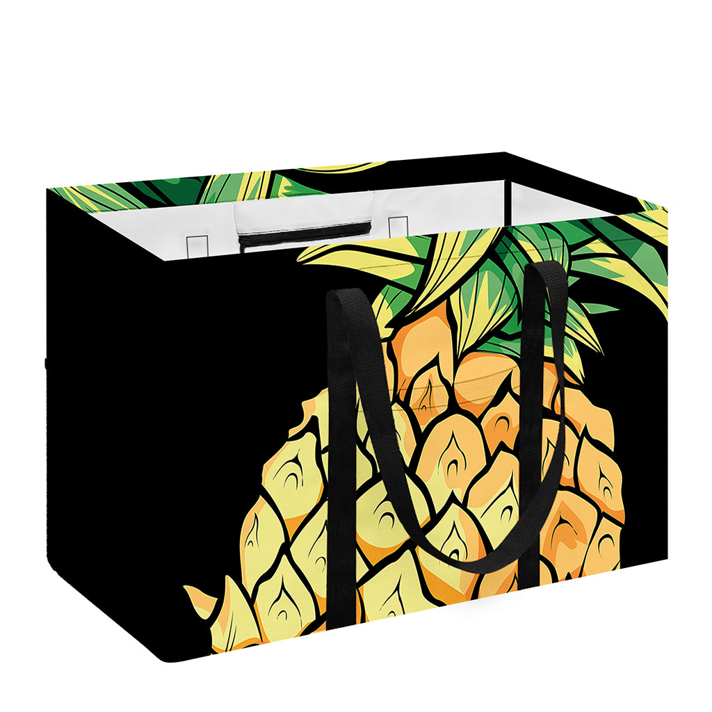 Pineapple Skull Print Utility Tote Bag