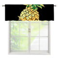 Pineapple Skull Print Window Valance