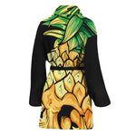 Pineapple Skull Print Women's Bathrobe