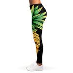 Pineapple Skull Print Women's Leggings