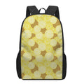 Pineapple Slices Pattern Print 17 Inch Backpack