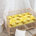 Pineapple Slices Pattern Print Baby Crib Sheet
