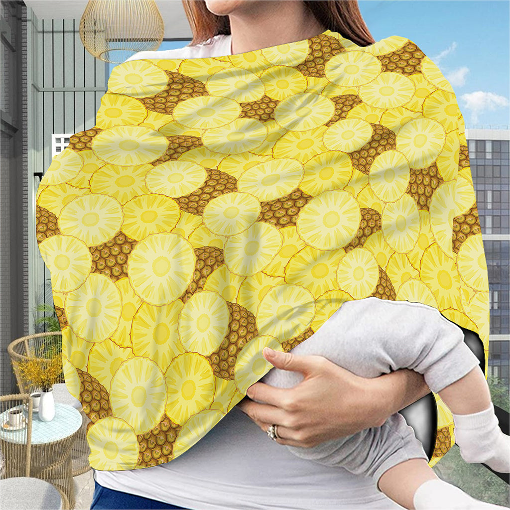 Pineapple Slices Pattern Print Baby Seat Cover