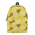 Pineapple Slices Pattern Print School Backpack