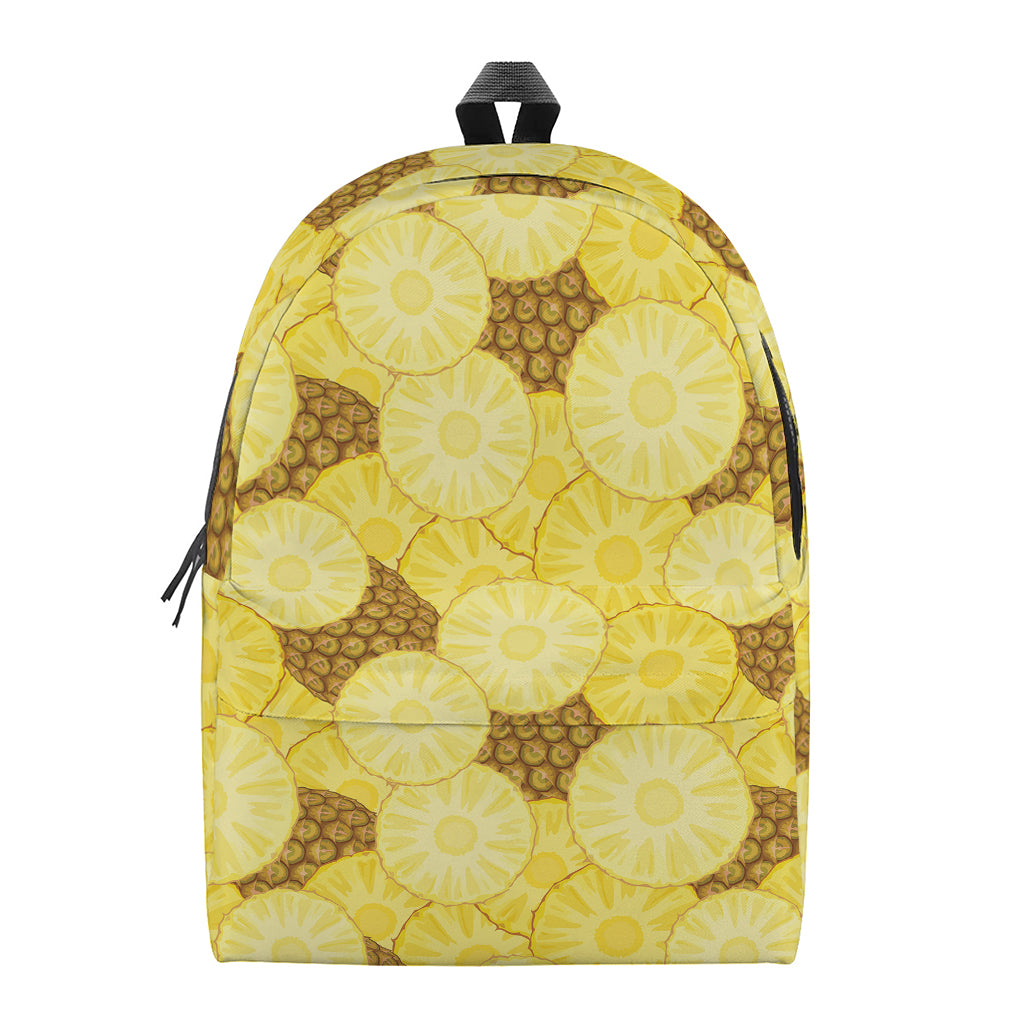 Pineapple Slices Pattern Print Backpack
