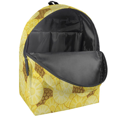 Pineapple Slices Pattern Print Backpack
