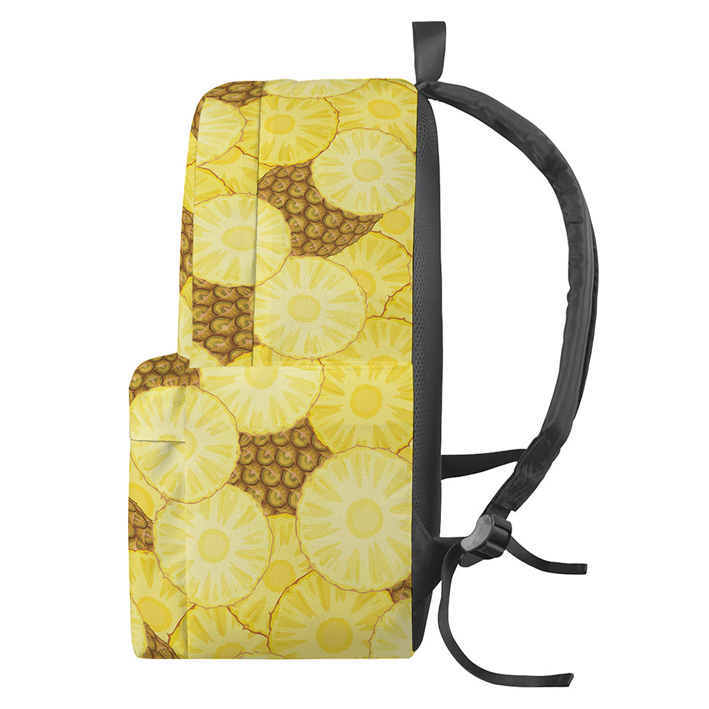 Pineapple Slices Pattern Print Backpack