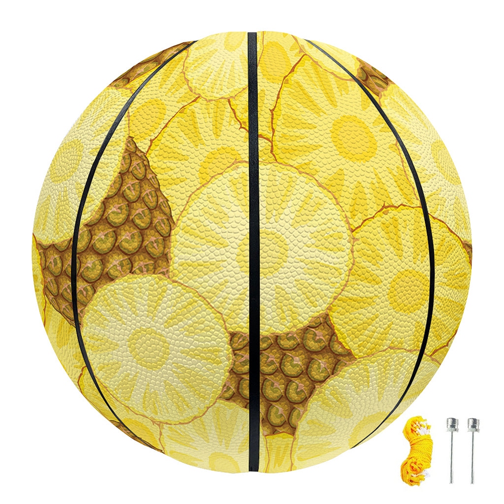 Pineapple Slices Pattern Print Basketball
