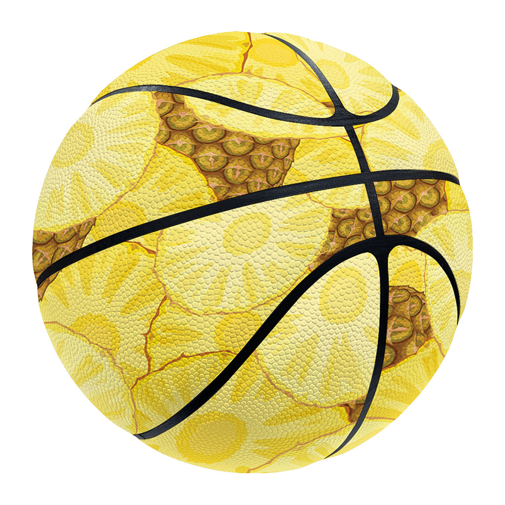Pineapple Slices Pattern Print Basketball