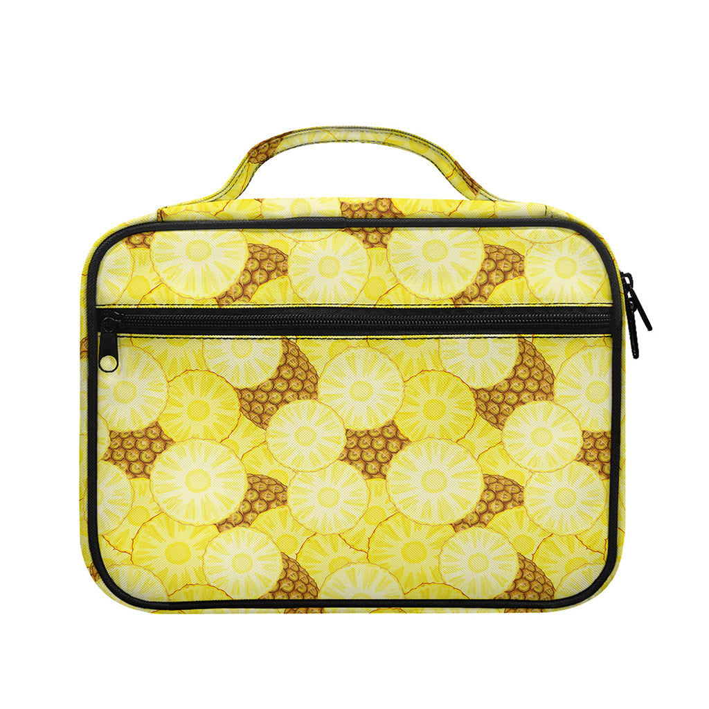 Pineapple Slices Pattern Print Briefcase Bible Bag