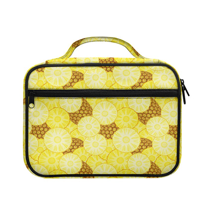 Pineapple Slices Pattern Print Briefcase Bible Bag