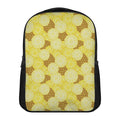 Pineapple Slices Pattern Print Casual Backpack