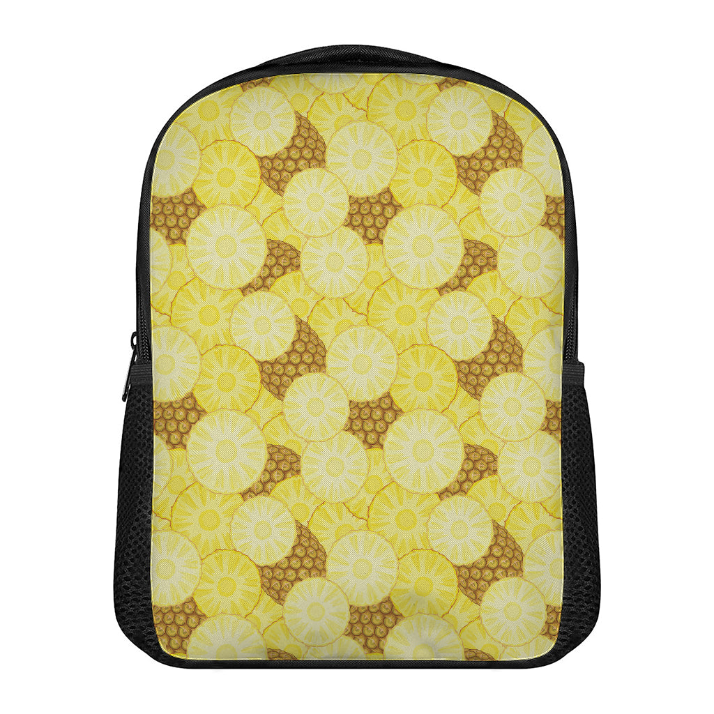 Pineapple Slices Pattern Print Casual Backpack