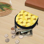 Pineapple Slices Pattern Print Coin Purse