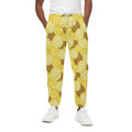 Pineapple Slices Pattern Print Cotton Sweatpants