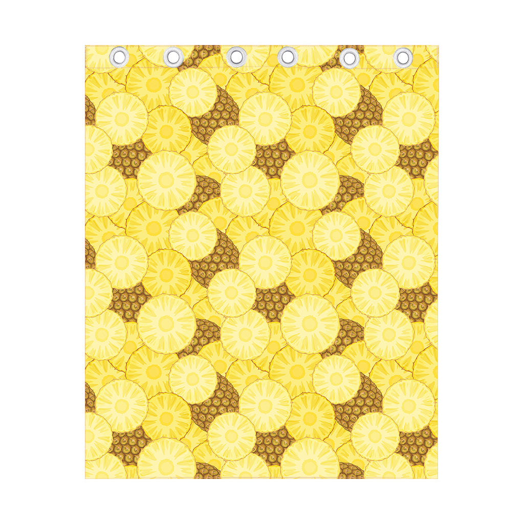 Pineapple Slices Pattern Print Curtain