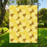 Pineapple Slices Pattern Print Garden Flag