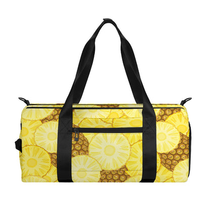 Pineapple Slices Pattern Print Gym Bag