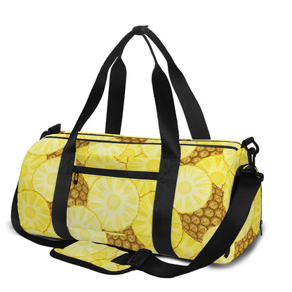 Pineapple Slices Pattern Print Gym Bag
