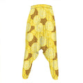 Pineapple Slices Pattern Print Hammer Pants