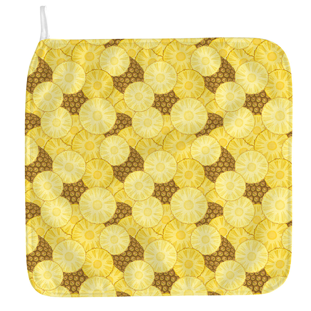Pineapple Slices Pattern Print Hand Towel