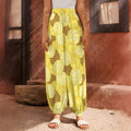 Pineapple Slices Pattern Print Harem Pants