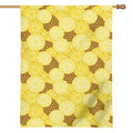 Pineapple Slices Pattern Print House Flag