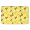 Pineapple Slices Pattern Print Indoor Door Mat
