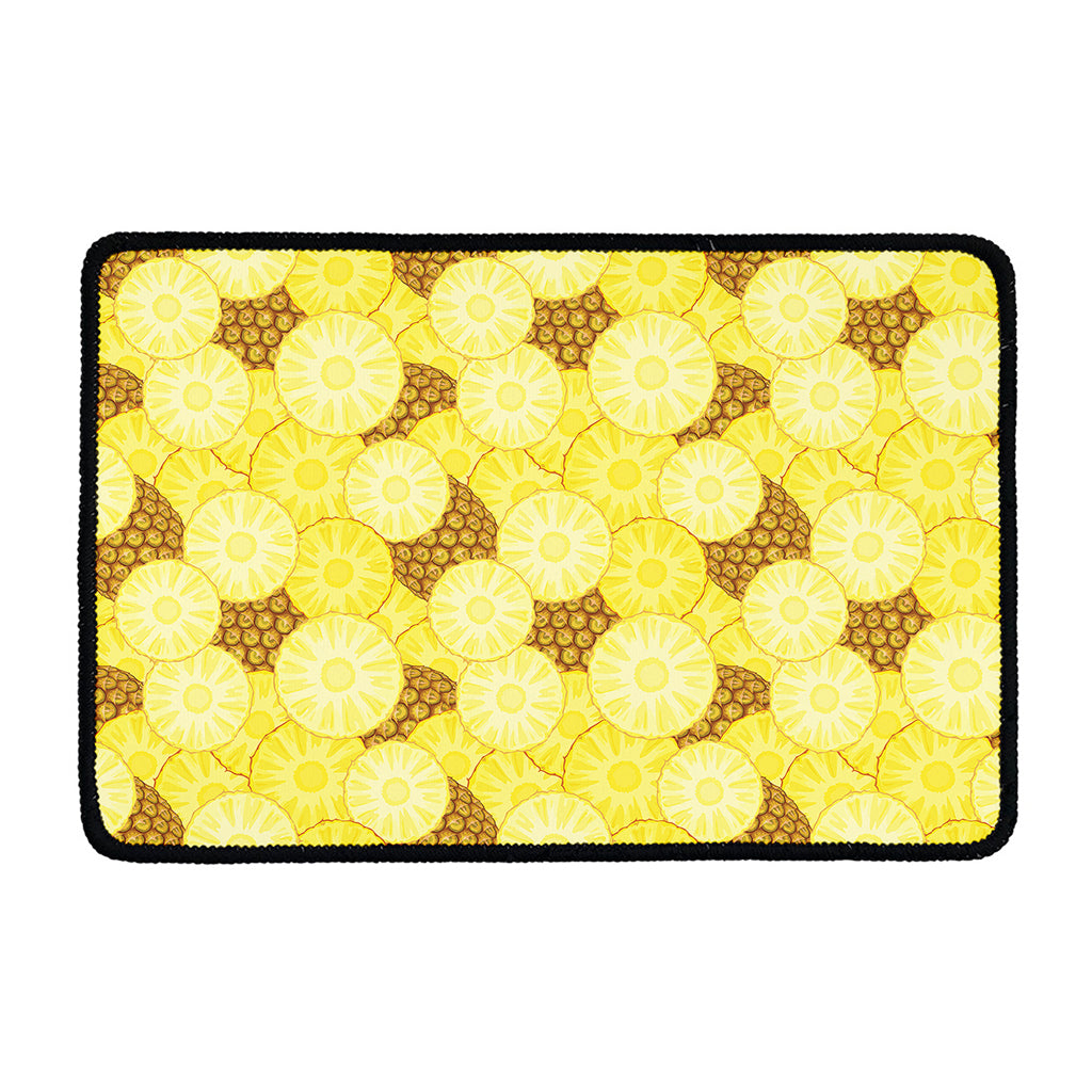Pineapple Slices Pattern Print Kitchen Mat