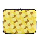 Pineapple Slices Pattern Print Laptop Sleeve