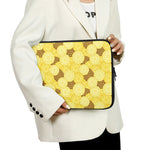 Pineapple Slices Pattern Print Laptop Sleeve